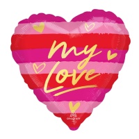 Palloncino cuore My love da 43 cm - Anagram