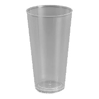 Bicchieri in plastica trasparente da 450 ml combi - 25 unità