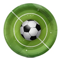 Bicchieri da Calcio pallone su erba di 18 cm - 8 pezzi