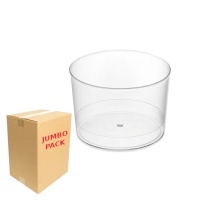 240 ml bicchieri di plastica trasparenti riutilizzabili - piatti - 360 pz.