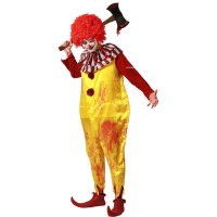 Costume da clown assassino sanguinario per adulti
