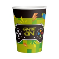 Bicchiere di plastica Videogiochi da 473 ml - 1 unità