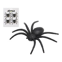 Ragno decorativo di 7 x 6 cm - 4 unità