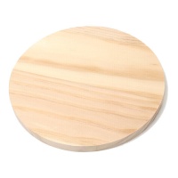 Disco di legno da 15 x 1 cm - 1 unità