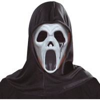 Maschera con cappuccio da assassino cinematografico