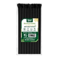 Cannucce di 20,3 cm in plastica biodegradabile - Honest Green - 100 pezzi