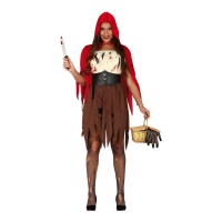 Costume cappuccetto rosso assassino da donna