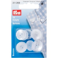 Bottoni da 1,7 cm per camicette e pigiami - Prym - 15 pz.