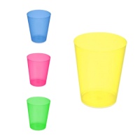 Bicchieri di plastica colorati larghi 480 ml - 4 unità