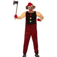 Costume clown del terrore assassino da uomo