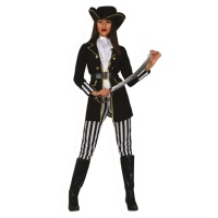 Costume capitano pirata da donna