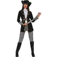 Costume capitano pirata da donna