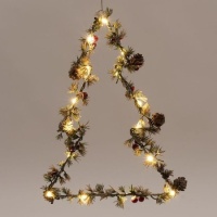 Alberello decorativo con 20 LED