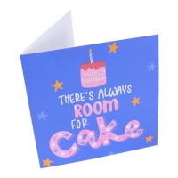 Cartolina d'auguri di Torta