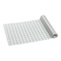 Tovaglia runner di 40 cm in quadretti Vintage - 5 m