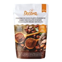 Cioccolato fondente in polvere da 250 g - Decora