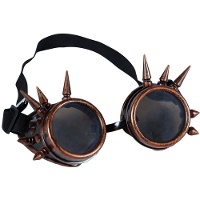 Occhiali steampunk con spuntoni