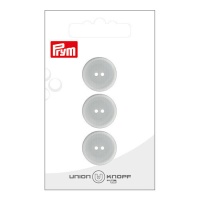 Bottoni grigi da 1,8 cm con due fori - Prym - 3 pz.