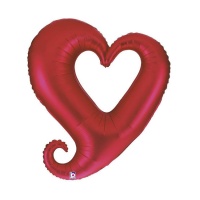 Palloncino cuore rosso da 94 cm - Grabo