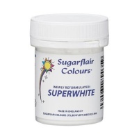 Colorante in polvere super bianco 20 g - Sugarflair