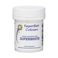 Sugarflair Super White Polvere Colorante in Polvere 20g - Sugarflair