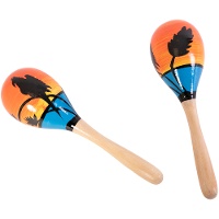 Maracas al tramonto, 20 cm - set da 2