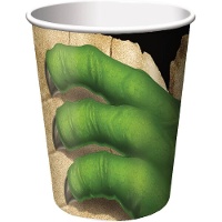 Bicchieri con artigli di dinosauro da 266 ml - 8 pezzi