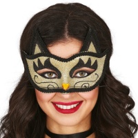 Maschera da gattino d'oro