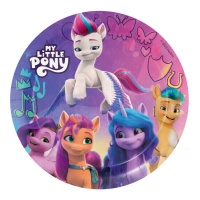 Piatti My Little Pony 23 cm - 8 pezzi.