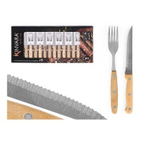 Set di 8 forchette da 20,5 cm e 8 coltelli da 21,5 cm