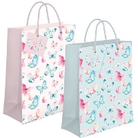 Borsa regalo di 23 x 18 cm con Farfalle - 1 unità