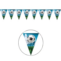 Bandiera da calcio blu - 2,3 m