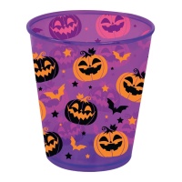 Bicchiere di Halloween da 10 cm a forma di zucca
