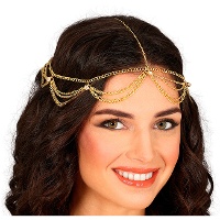 Fascia dorata in metallo