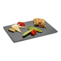 Piatto di 30 x 20 cm in ardesia