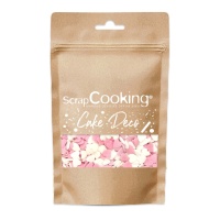 Sprinkles cuori bianchi e rosa da 50 g - Scrapcooking