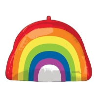 Palloncino multicolore arcobaleno da 45 x 35 cm - Anagram