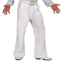Pantaloni bianchi discoteca da uomo