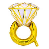 Palloncino anello nuziale 60 x 95 cm - PartyDeco
