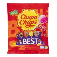 Chupa Chups di gusti assortiti in busta - 10 unità