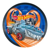 Piatti Hot Wheels 18 cm - 8 pezzi.