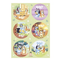 Dischi di ostia commestibili di Bluey e Bingo Zero da 5,8 cm