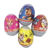 Uova di cioccolato al latte con sorpresa Paw Patrol da 20 g - 1 unità