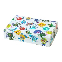 Scatola di 23,5 x 16 x 5 cm di mostri
