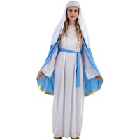 Costume da Vergine Maria con cuffia per donna