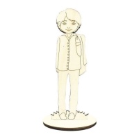 Figura in legno di un bambino della comunione 22 x 7,5 cm - Artis decor