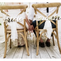 Segnaposti Bride Groom 35 x 17 cm - 2 unità