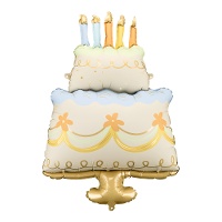Palloncino a forma di Torta di Compleanno 55 x 75 cm