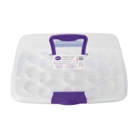 Porta torta rettangolare con base reversibile di 32,5 cm - Wilton