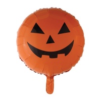 Palloncino rotondo zucca da 46 cm